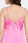 Zivame Bohemian Blooms Woven Pyjama Set - Candy Pink — thumbnail 6